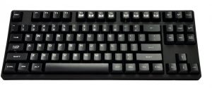 TKL keyboard without the numeric keys on the right